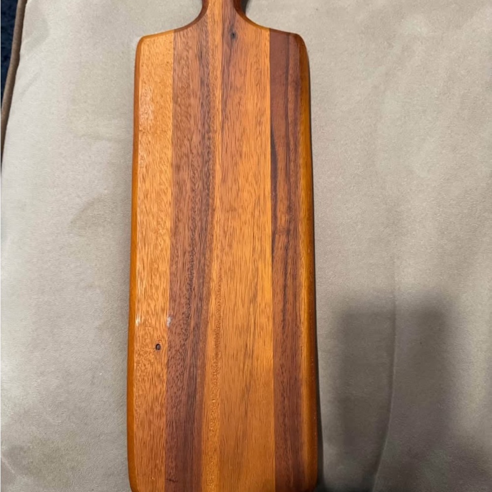 B Smith Acacia paddle cheese board